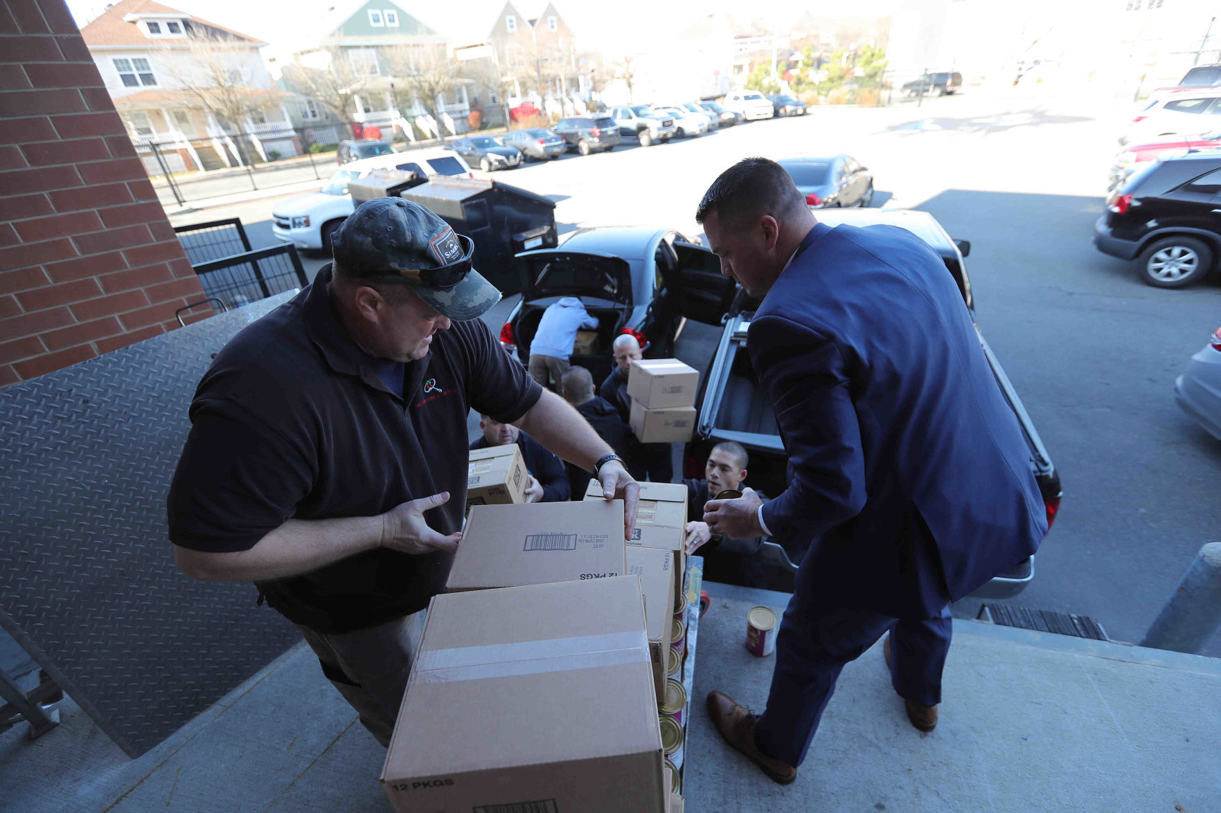 Pennsylvania Avenue School held a Thanksgiving Turkey Basket donation event for school families